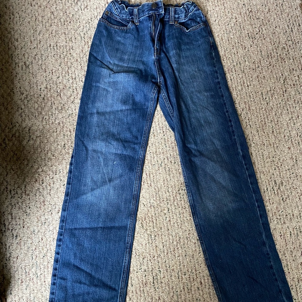 Kids size 18 jeans, slightly used.